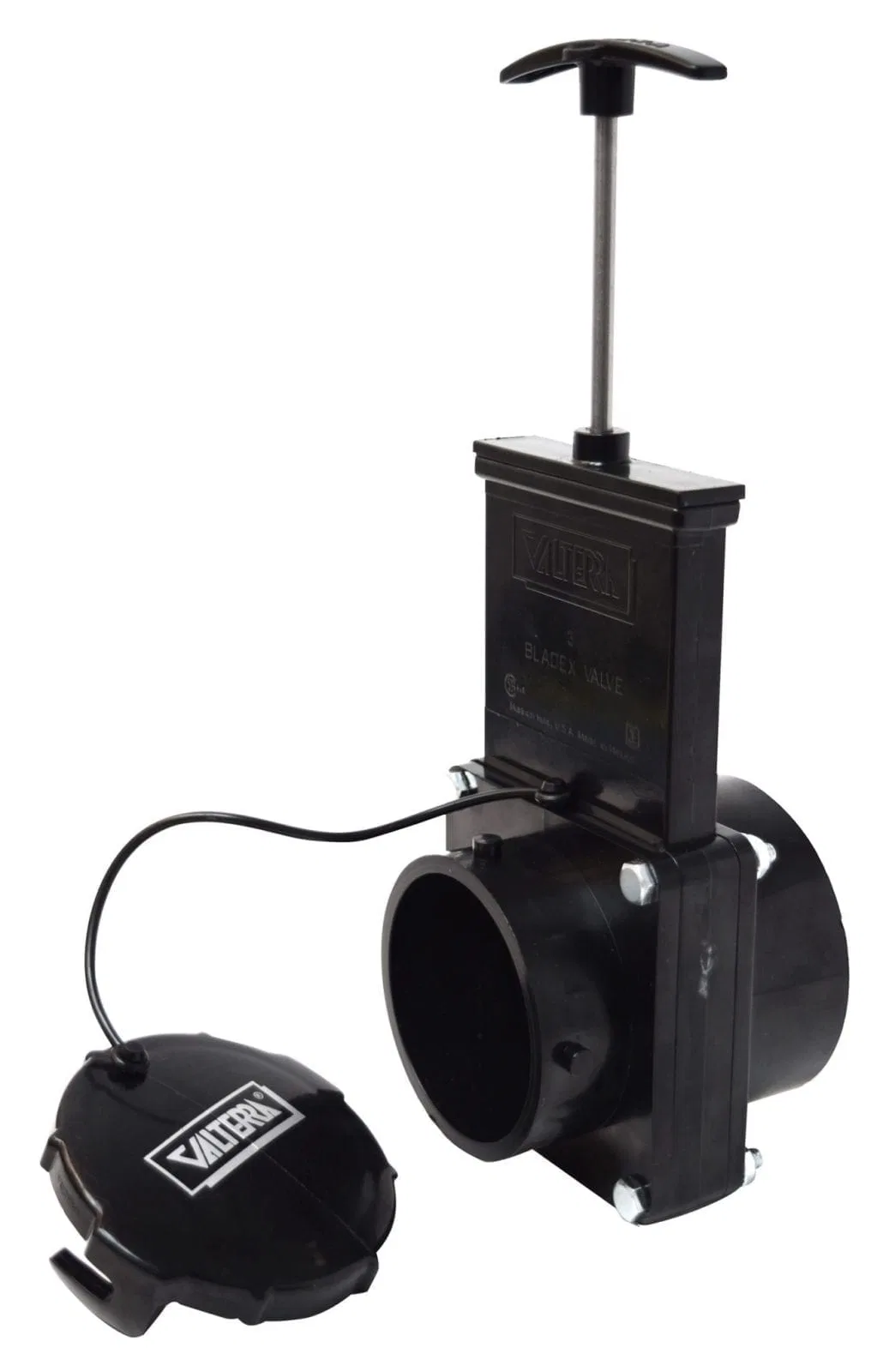 T50 – VALTERRA LLC Sewer Waste Valve, Waste Valve For RV Black Water System Handle Actuated Standard Straight Valve 3...